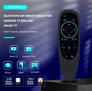 Noi G10S Pro BT Voce Giroscop de Fundal Mini Air Mouse IR de Învățare 2.4 G Wireless G10S Inteligent de control de la distanță pentru Android tv box
