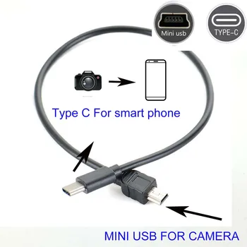 TIP C la mini usb CABLU OTG PENTRU canon EOS 350D 400D 450D 40D, 5D 5D Mark II 7D Camera la telefon editare imagine video