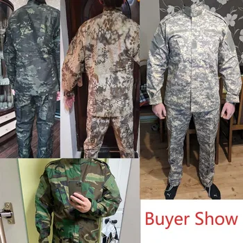 Tactic Cămașă De Uniformă Militară Sacou+ Pantaloni Airsoft Paintball Multicam Costum Ghillie Camuflaj Armata Combat Shirt Haine De Vânătoare