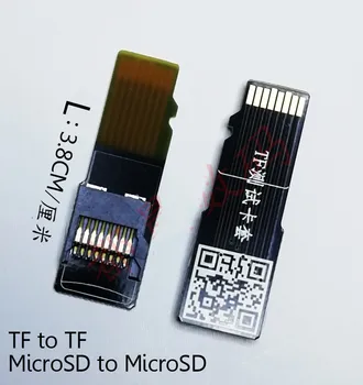 1buc Micro SD TF Card de Memorie Kit de sex Masculin la Feminin Extensie Adaptor Extender Instrumente de Testare PCBA negru