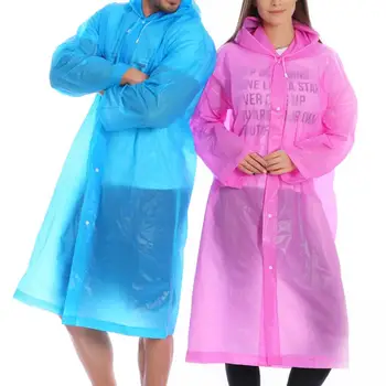 Exterior Impermeabil Elastic Transparent EVA Haina de Ploaie Bărbați Femei Ploaie Poncho Cu Buton de Adult Ploaie Pelerina capa de chuva плащ женский