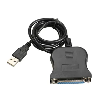 Noul USB 1.1 la DB25 Female Port de Imprimare Convertor Cablu LPT USB Adaptor LPT Cablu LPT pentru Cablu USB Negru