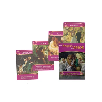 Romantismul Spaniol Îngeri Tarot Oracle Carduri De Punte Pentru Incepatori Nou Aurit Serie Claritate Pe Suflet Pereche Relații