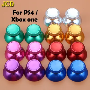 JCD 2 BUC Aluminiu Metal Joystick-ul Analogic de Prindere Capac pentru Sony Dualshock 4 PS4 Pentru Xboxone Gamepad Controller Ciuperci Joystick Acoperi