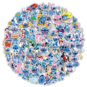 10/30/50/100BUC Disney Anime Drăguț Desene animate Lilo & Stitch Autocolante Album Laptop Telefon Graffiti Decalcomanii Autocolant Copil Jucărie Clasic