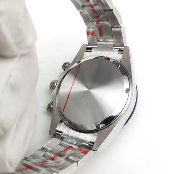 Afaceri de lux 40mm Quartz Cronograf Bărbați Watch folosește VK63 calibru safir cristal panda cronograf ceas
