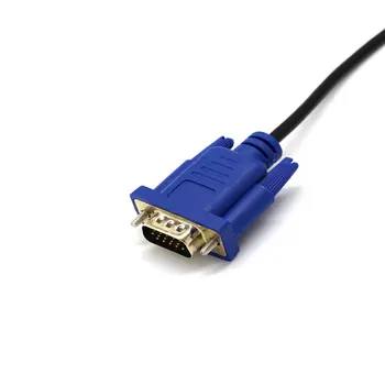 Compatibil HDMI la VGA HD Converter Cablu Audio Cablu D-SUB Masculin Video Cablu Adaptor Plumb pentru HDTV, PC, Monitor de Calculator Pentru TV