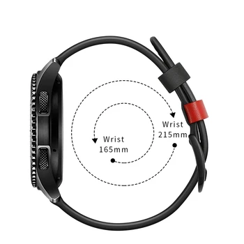 Pentru Galaxy Watch 46mm Benzile de Încheietura mâinii Noua Linie de Cusut din Piele Ceas Curea Watchbands Pentru Samsung Gear S3 22mm Trupa Centura