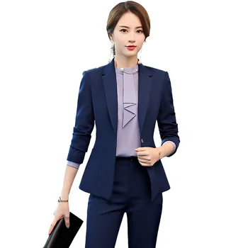 Femeie de afaceri elegant pentru femei topuri si bluze fusta sacou costume office femei blazer femeie uzura de muncă 2 buc set Plus Dimensiune