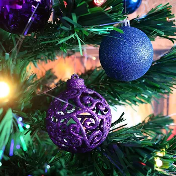 30/100buc Crăciun Minge de Set 3-6cm Pomul de Crăciun Decor de Lumină Mingea Mat Pulbere Minge Minge Minge de Gol Ornamente de Anul Nou 2022