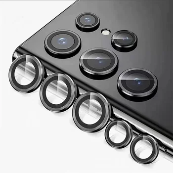 2022 Protector Camera Pentru Samsung Galaxy S22 Ultra Aliaj De Aluminiu De Metal Sticlă Călită Complet Capacul Obiectivului Camerei Protector S22ultra