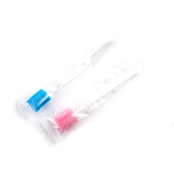10 Bucati / Set De Unică Folosință Îngrijire Orală Burete Tampon Neglazurate Steril Dinte Un Tampon De Bumbac Tampon De Micro-Perie Burete Rod