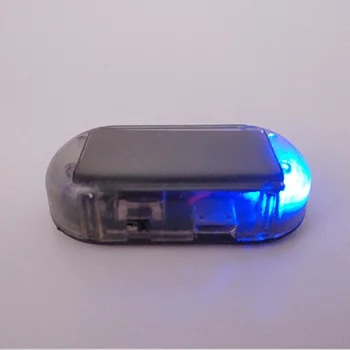 Masina universala de Alarmă Lumină LED-uri Sistem de Securitate de Avertizare Antifurt Flash Clipește Fals Solar Car Led Lumina Albastru/Rosu mașină de Alarmă cu led-uri Lumina