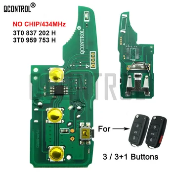 QCONTROL Cheie de la Distanță Masina de Circuit Bord pentru 3T0837202/5FA010413-00 pentru Citigo/Fabia/Octavia/Rapid/Roomster/Superb/pentru Skoda Yeti