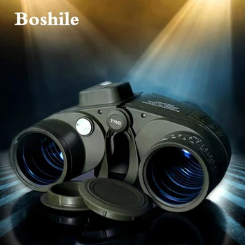 Boshile binoclu 10x50 Profesionale Marin binoclu rezistent la apa cu Busola Militara de Înaltă calitate telescop Ocular concentrându-se