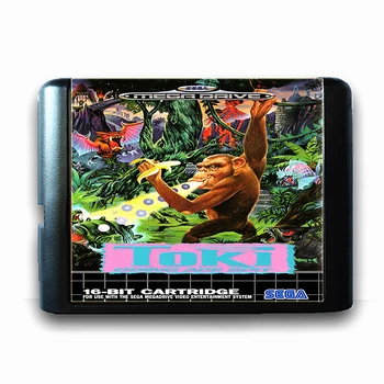 Toki pentru 16 biți Sega MD Carte de Joc pentru Mega Drive pentru Geneza NE PAL Versiunea de Console de jocuri Video