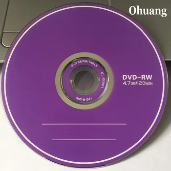 10 discuri Clasa Un X4 4.7 GB Gol Tipărite DVD RW
