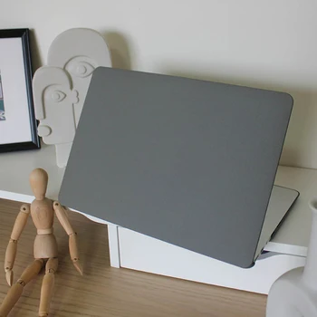 Gri Mat MacBook Caz, Abstract Caz Laptop pentru MacBook Air 13 Macbook Pro 13 16 14 15 Cu Tăierea Logo-ul