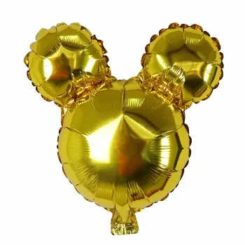 50pcs Mini Mickey Minnie Mouse Cap Folie de Aluminiu Baloane Heliu Globos Copil de Dus la Petrecerea de Ziua Decor Baloane Consumabile