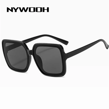 NYWOOH 2021 Supradimensionat ochelari de Soare Femei Bărbați Vintage de Designer de Brand Pătrat Ochelari de Soare Doamnelor Mare Rama de Ochelari UV400