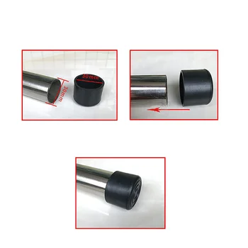 6mm-63mm Cauciuc Moale Îngroșat Scaun Picior Pad PVC Decupare Cepuri Rotunde și Negre Anti-Alunecare Rezistent la Uzura End Dopuri Capace Țeavă Introduce