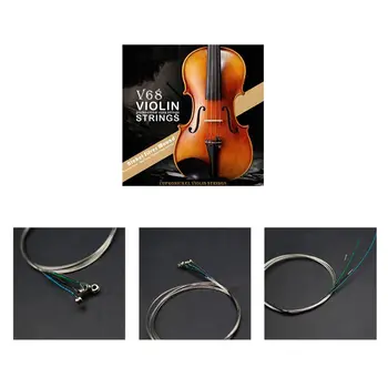 IRIN V68 Profesionale Corzi de Vioară (E-a-D-G) Nichel Argint Rana pentru 4/4 3/4 1/2 1/4 Vioara Instrument Muzical Accesorii