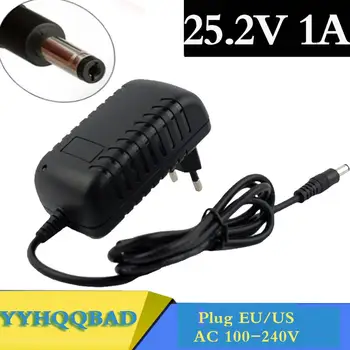 25.2 V 1000mA 1A 5.5*2.1 mm Universal AC DC de Alimentare Adaptor Încărcător de Perete Pentru baterii litiu eu/AU/US/UK Plug