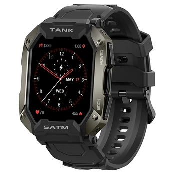Noul Smartwatch 2022 KOSPET TANC M1 Accidentat în aer liber, Ceas Inteligent Tensiunii Arteriale 5ATM IP69K Impermeabil Bluetooth Smartwatch