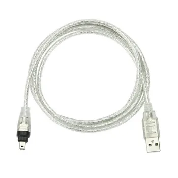 USB de sex Masculin la Firewire IEEE 1394 cu 4 Pini de sex Masculin iLink Adaptor Cablu firewire 1394 Cablu pentru SONY DCR-TRV75E DV camera cablu de 1m