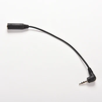 JET 15.5 CM 2,5 mm Unghi Drept Plug de sex Masculin Feminin de 3,5 mm Jack Stereo AUX Audio TRS DC Adaptor de Alimentare Cablu Convertor