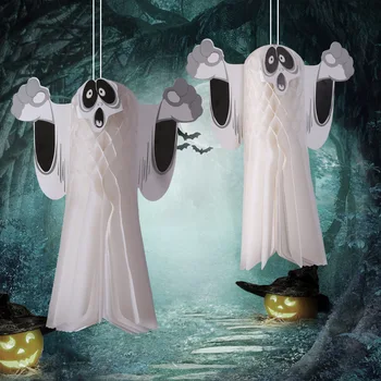 Noi De Halloween Fantome Care Zboară Vrăjitoare Papusa Petrecere De Groază Înfricoșător Agățat Decor Fantoma Pentru Curte, Terasa Halloween Decoruri Casa Pandantiv