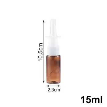 10buc 15 ml Spray Nazal Sticlă Sticlă Goală de Călătorie Portabil Nasului Nazale Praf Ambalat Sticle Ușor de Operat de Sănătate Instrument de Tratament
